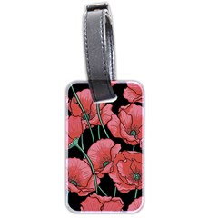 Poppy Flowers Luggage Tag (two Sides) by goljakoff