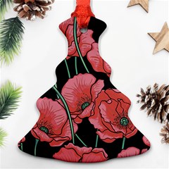 Poppy Flowers Christmas Tree Ornament (two Sides) by goljakoff