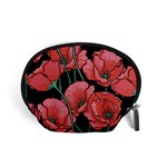 Poppy flowers Accessory Pouch (Small) Front