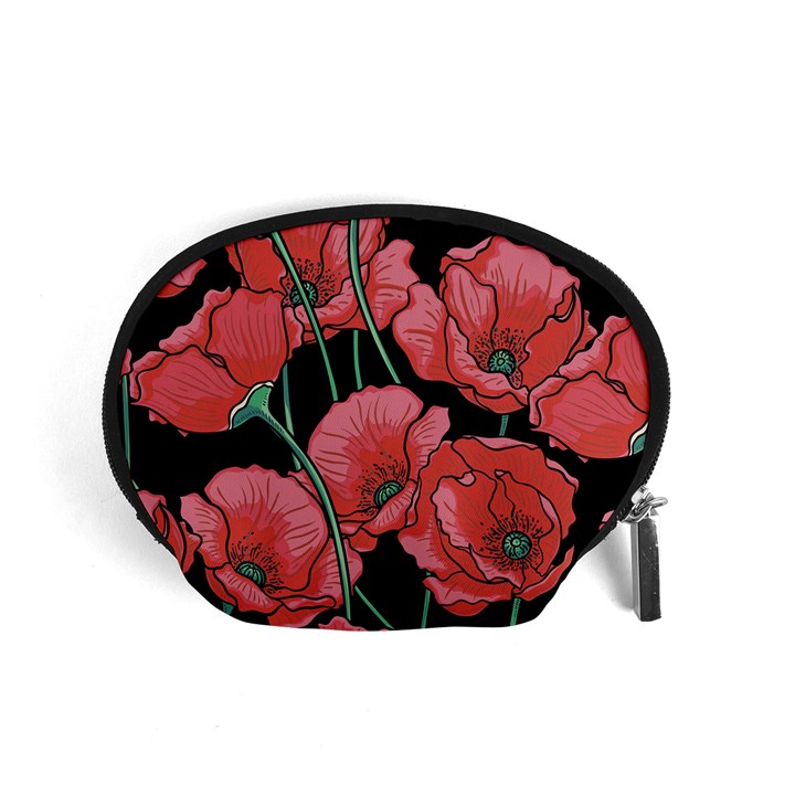 Poppy flowers Accessory Pouch (Small)