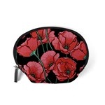 Poppy flowers Accessory Pouch (Small) Back