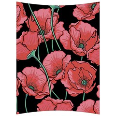 Poppy Flowers Back Support Cushion by goljakoff