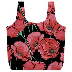 Poppy Flowers Full Print Recycle Bag (xxxl) by goljakoff