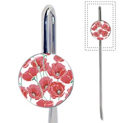 Red Poppy Flowers Book Mark by goljakoff