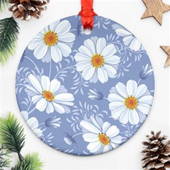 Chamomile Flowers Ornament (round) by goljakoff