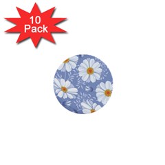 Chamomile Flowers 1  Mini Buttons (10 Pack)  by goljakoff