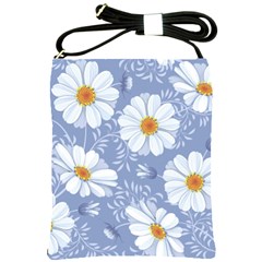 Chamomile Flowers Shoulder Sling Bag by goljakoff