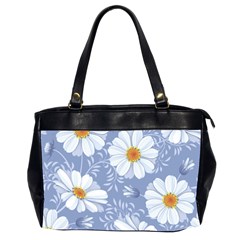 Chamomile Flowers Oversize Office Handbag (2 Sides) by goljakoff