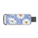 Chamomile flowers Portable USB Flash (Two Sides) Front