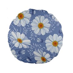 Chamomile Flowers Standard 15  Premium Round Cushions by goljakoff