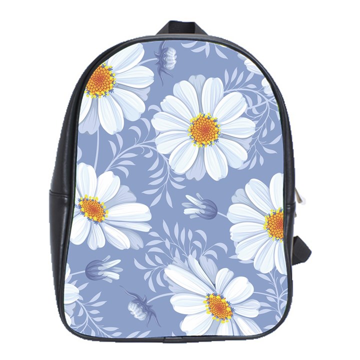 Chamomile flowers School Bag (XL)