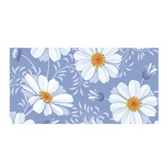 Chamomile Flowers Satin Wrap by goljakoff