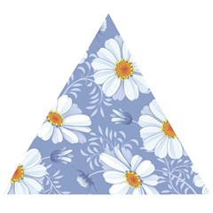 Chamomile Flowers Wooden Puzzle Triangle by goljakoff