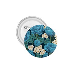 Blue Flowers 1 75  Buttons by goljakoff