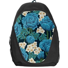 Blue flowers Backpack Bag