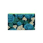 Blue flowers Cosmetic Bag (XS) Front