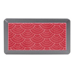 Red Sashiko Ornament Memory Card Reader (mini) by goljakoff