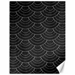 Black sashiko pattern Canvas 12  x 16  11.86 x15.41  Canvas - 1