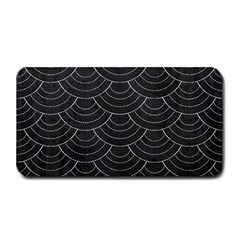 Black Sashiko Pattern Medium Bar Mats by goljakoff