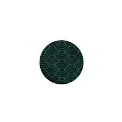 Green Sashiko Pattern 1  Mini Buttons by goljakoff