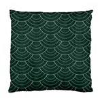 Green sashiko pattern Standard Cushion Case (One Side) Front