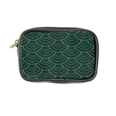 Green Sashiko Pattern Coin Purse by goljakoff