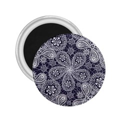 Flowers mandala ornament 2.25  Magnets