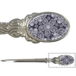 Flowers mandala ornament Letter Opener Front