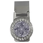 Flowers mandala ornament Money Clips (CZ)  Front