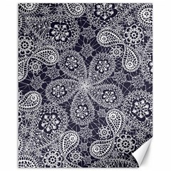 Flowers Mandala Ornament Canvas 16  X 20  by goljakoff