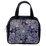 Flowers mandala ornament Classic Handbag (One Side) Front