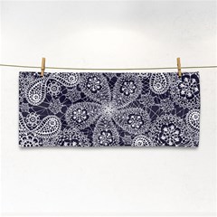 Flowers Mandala Ornament Hand Towel by goljakoff