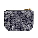 Flowers mandala ornament Mini Coin Purse Back