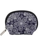 Flowers mandala ornament Accessory Pouch (Small) Front