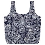 Flowers mandala ornament Full Print Recycle Bag (XXXL) Back