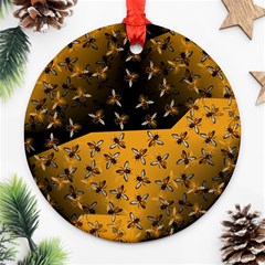 Pattern Abeilles Ornament (Round)