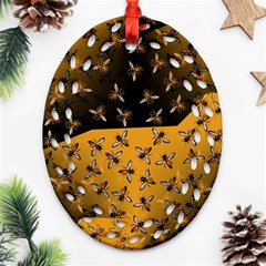 Pattern Abeilles Ornament (Oval Filigree)