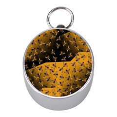 Pattern Abeilles Mini Silver Compasses