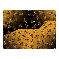 Pattern Abeilles Double Sided Flano Blanket (Mini) 