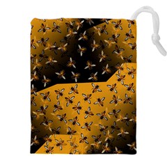 Pattern Abeilles Drawstring Pouch (5XL)