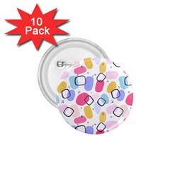 Watercolor Circles  Abstract Watercolor 1 75  Buttons (10 Pack) by SychEva