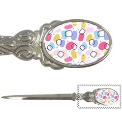 Watercolor Circles  Abstract Watercolor Letter Opener by SychEva