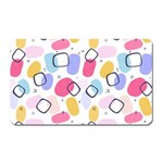 Watercolor circles. Abstract watercolor Magnet (Rectangular) Front