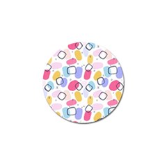 Watercolor Circles  Abstract Watercolor Golf Ball Marker (4 Pack) by SychEva