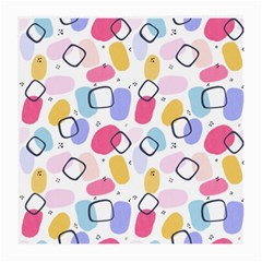 Watercolor Circles  Abstract Watercolor Medium Glasses Cloth by SychEva