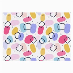 Watercolor Circles  Abstract Watercolor Large Glasses Cloth by SychEva