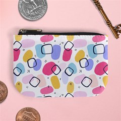 Watercolor Circles  Abstract Watercolor Mini Coin Purse by SychEva