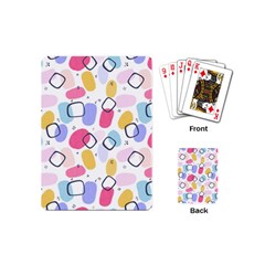 Watercolor Circles  Abstract Watercolor Playing Cards Single Design (mini) by SychEva