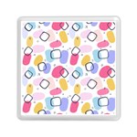 Watercolor circles. Abstract watercolor Memory Card Reader (Square) Front