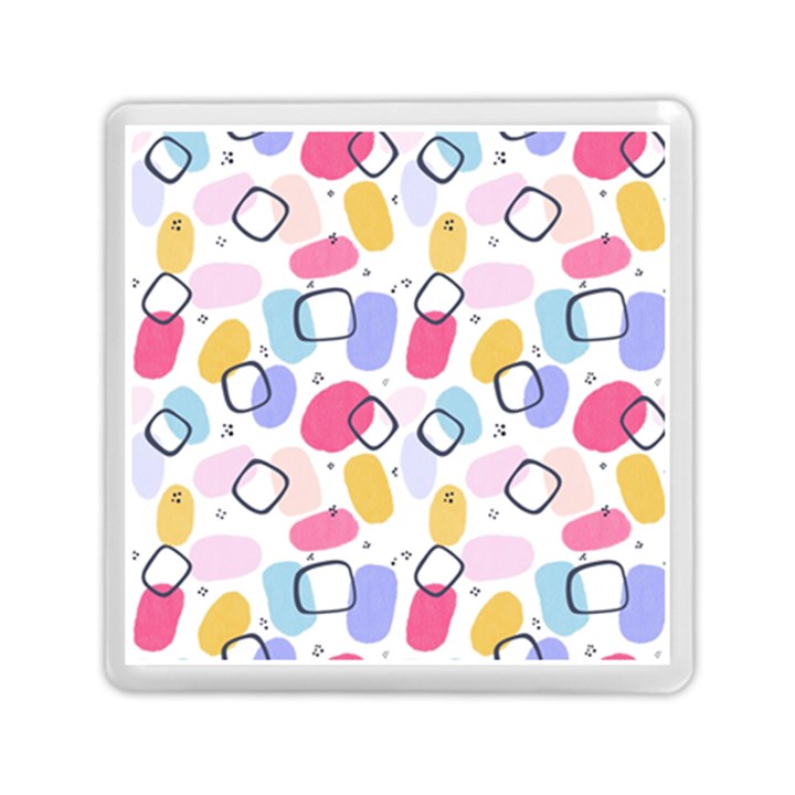 Watercolor circles. Abstract watercolor Memory Card Reader (Square)